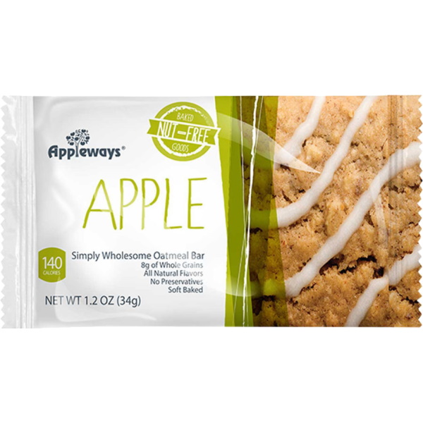 Appleways Oatmeal Apple Bar 1.2oz 216ct thumbnail