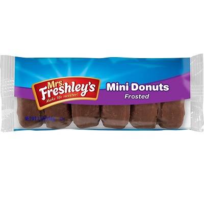 Mrs. Freshley's Chocolate Mini Donuts 3.3oz thumbnail