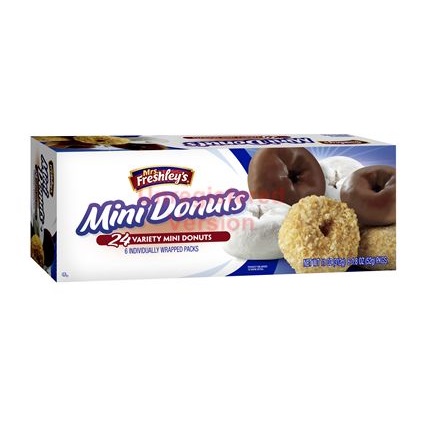 Mrs Freshleys Mini Variety Donuts 3.23oz Each thumbnail