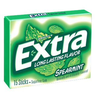 Extra Spearmint Gum 15pcs thumbnail