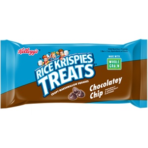 Chocolate Chip Rice Krispie Cereal Bar Whole Grain thumbnail