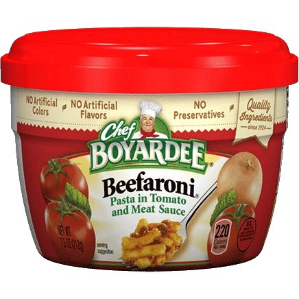 Chef Boyardee Cup Beef-A-Roni 7.5oz thumbnail