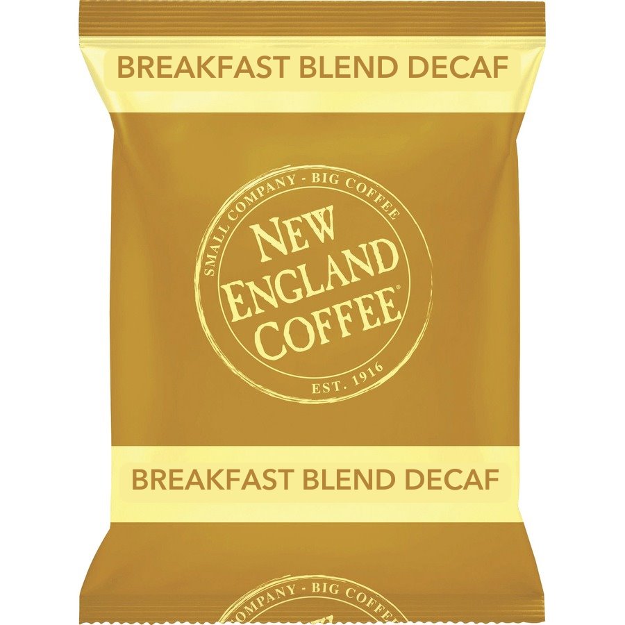 New England Coffee Breakfast Blend Decaf 42/1.75oz Frac Packs thumbnail