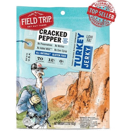 Field Trip Cracked Pepper Turkey Jerky 2.2oz thumbnail