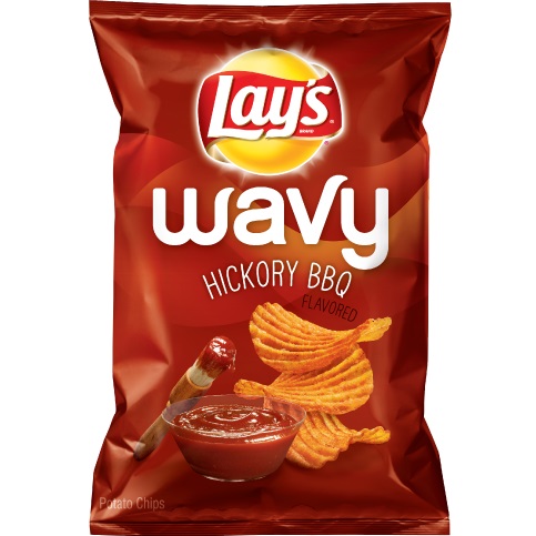 Lays Wavy Hickory BBQ Chips thumbnail