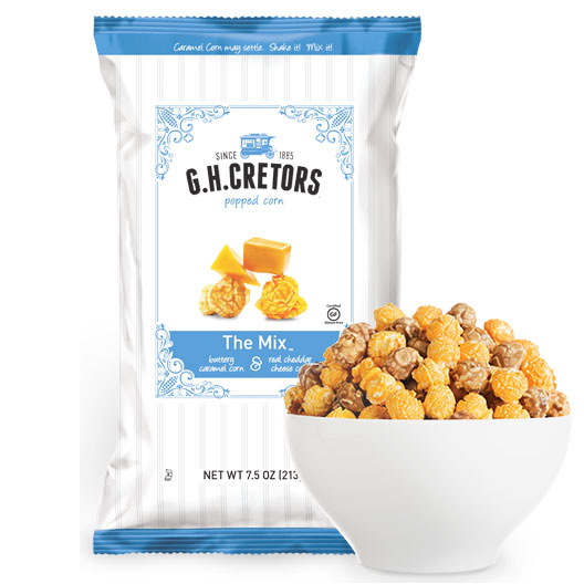 G.H. Cretors Popcorn Cheese & Caramel Chicago Mix 7.5 OZ / Bag 1 CT thumbnail