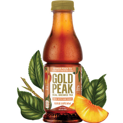 Gold Peak Peach Tea 18.5oz thumbnail