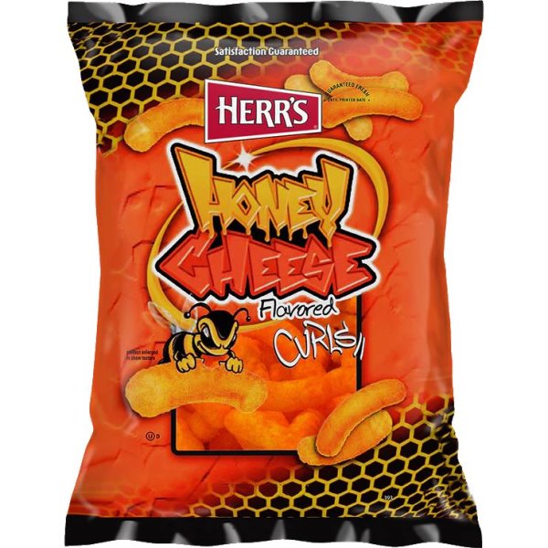 Herrs Honey Cheese Curls 1.25oz Bag thumbnail