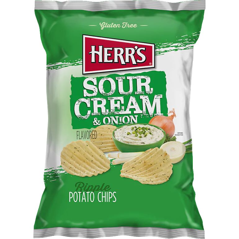 Herrs Sour Cream & Onion Chips thumbnail