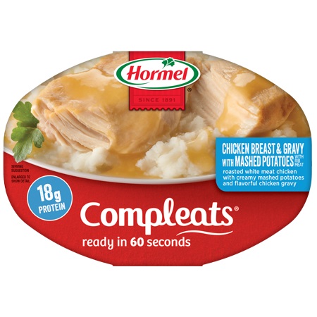 Hormel Compleats Chicken Breast Mashed Potatoes 10oz thumbnail
