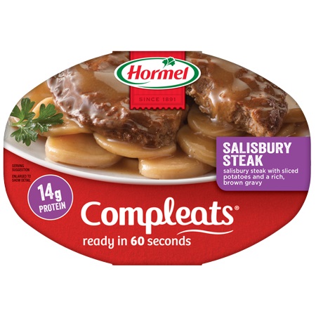 Hormel Compleats Salisbury Steak 9oz thumbnail