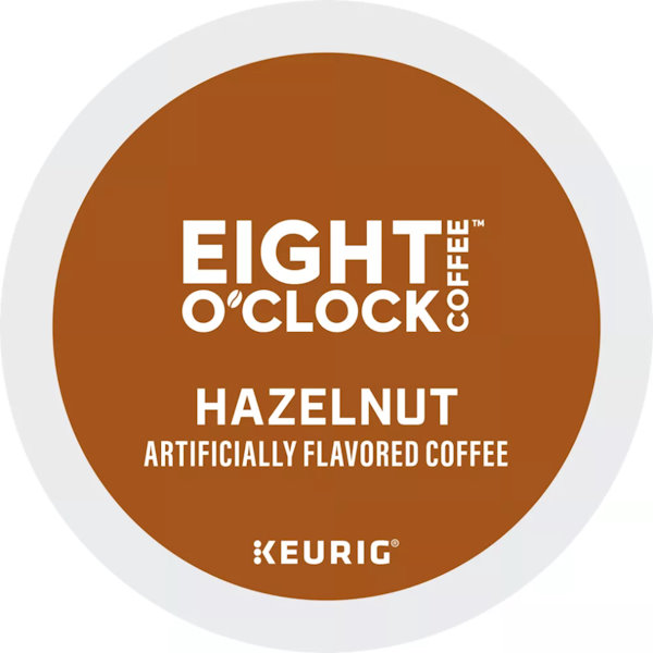 K-Cup Eight O'Clock Hazelnut Coffee thumbnail