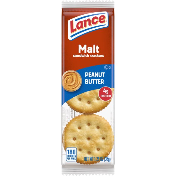 Lance Malt Peanut Butter Crackers 1.29oz thumbnail