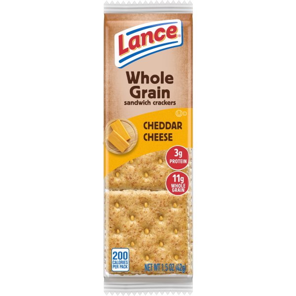 Lance Whole Grain Cheddar Cheese 1.37oz Each thumbnail