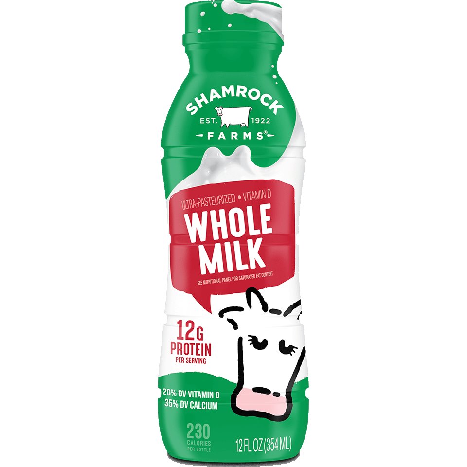 Shamrock Whole White Milk 12oz thumbnail