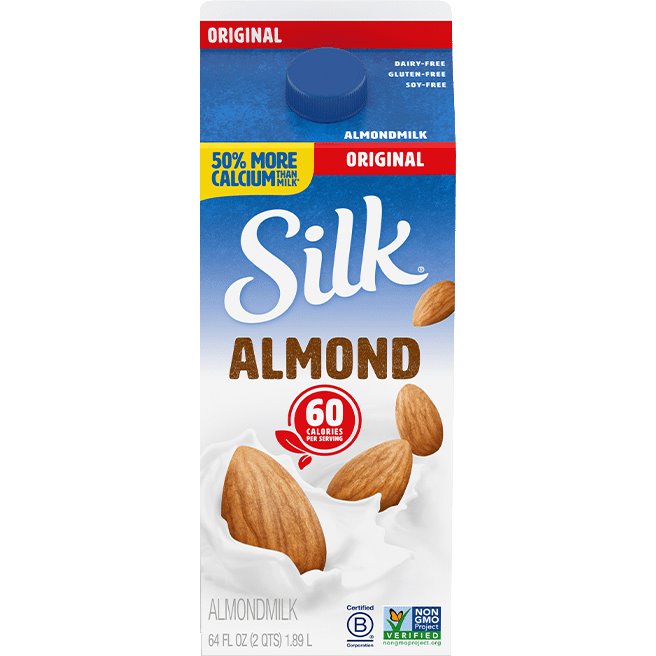 Silk Almond Milk 64oz thumbnail