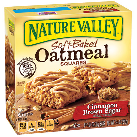 Nature Valley Cinnamon Brown Sugar Soft Baked Oatmeal Bar thumbnail