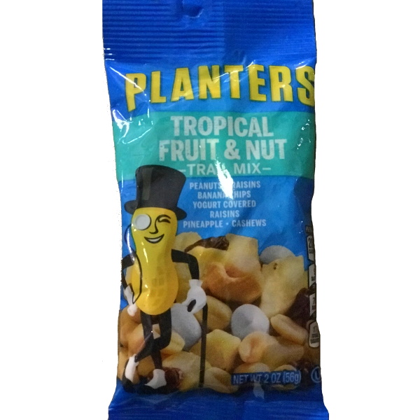 Planters Trail Mix Tropical Fruit n Nut 2oz thumbnail