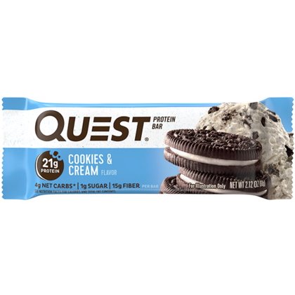 Quest Bar Cookies & Cream 2.12oz thumbnail
