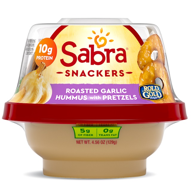 Sabra Roasted Garlic Hummus w/Pretzels thumbnail