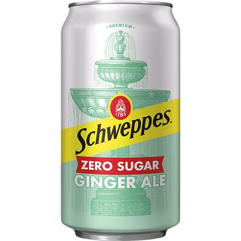 Schweppes Zero Ginger Ale 12oz thumbnail