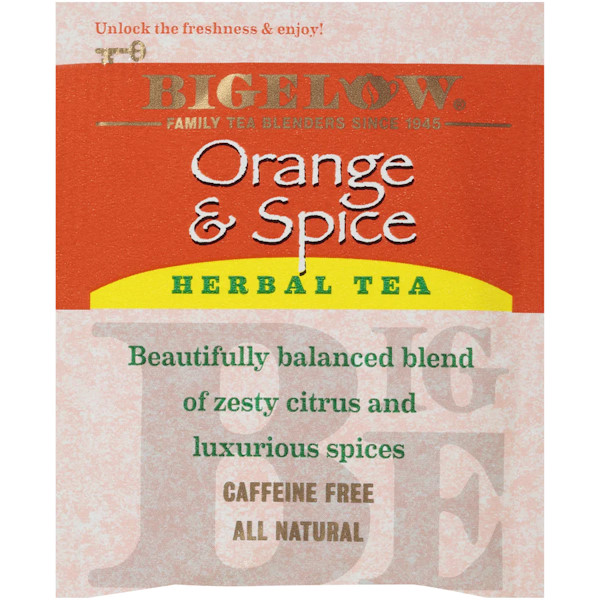 Bigelow Orange Spice Tea Bags 28ct thumbnail