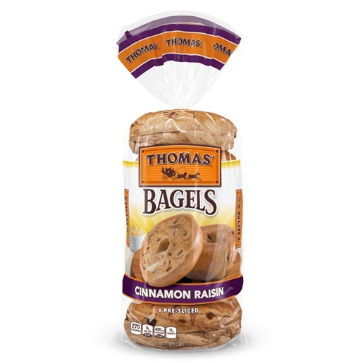 Thomas Bagels Cinnamon Raisin Bag 6ct thumbnail