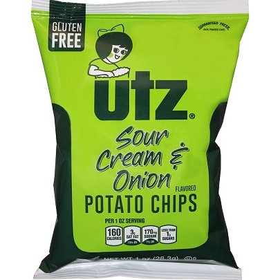 Utz Sour Cream & Onion Potato Chips thumbnail