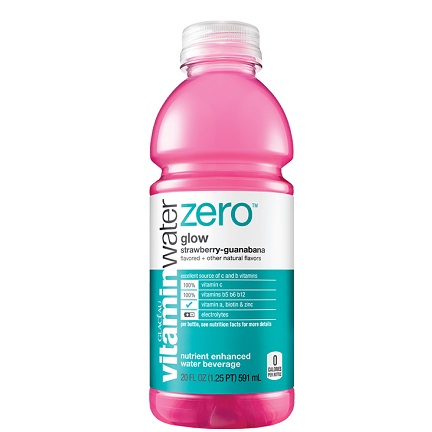 Vitamin Water Zero Glow Strawberry Guanabana 20oz thumbnail