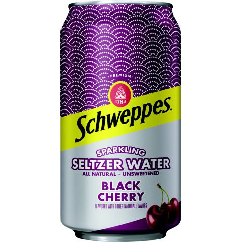 Schweppes Black Cherry Seltzer 12oz thumbnail