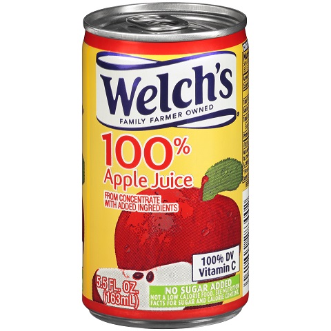 Welch's 100% Apple Juice 5.5oz thumbnail
