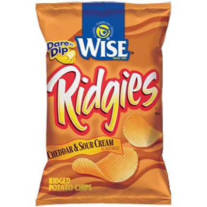 Wise Ridges Sour Cream & Cheddar thumbnail
