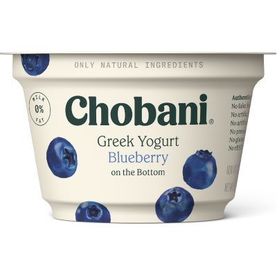 Chobani Greek Yogurt Blueberry 4ct thumbnail