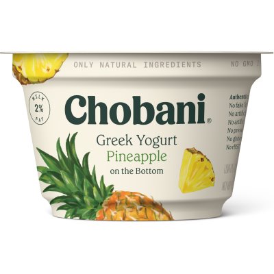 Chobani GREEK Pineapple 5.3oz Cup thumbnail