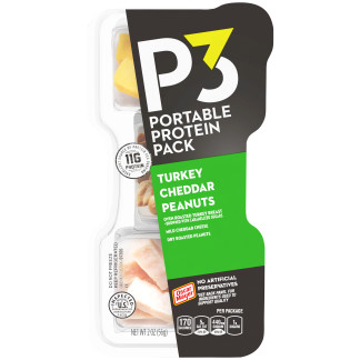 Kraft P3 Protein Pack Roasted Turkey Peanuts Cheddar thumbnail