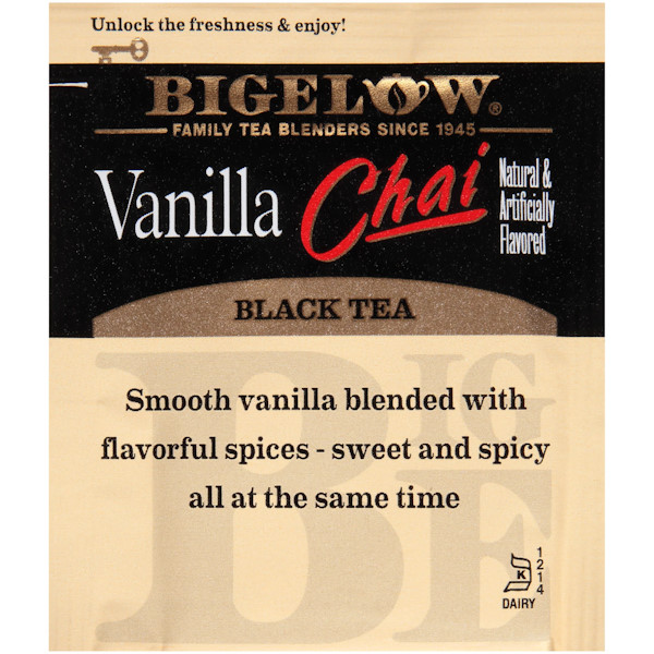 Bigelow Vanilla Chai Tea Bags 28ct thumbnail