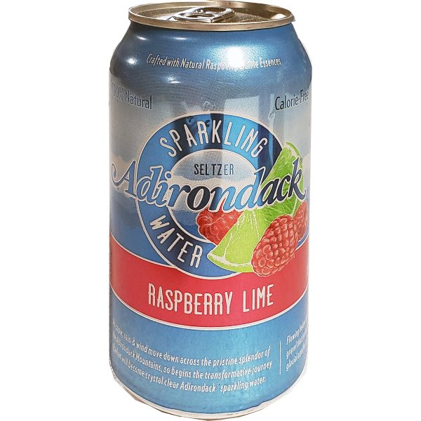 Adirondack Raspberry Lime Seltzer Soda 12oz Can thumbnail