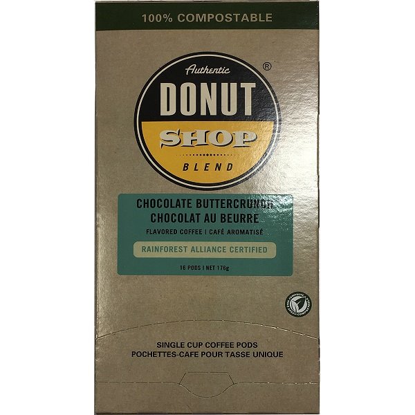 Authentic Donut Shop Pods RA Chocolate Buttercrunch 16ct thumbnail