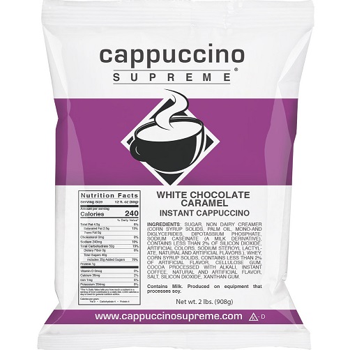 Cappuccino Supreme White Chocolate Caramel 2lb thumbnail
