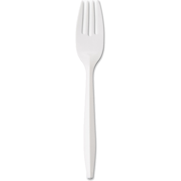 MM White Plastic Forks thumbnail