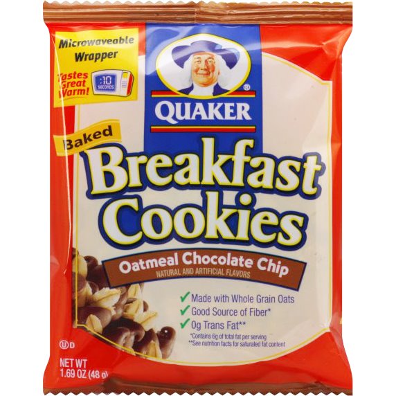 Quaker Breakfast Chocolate Chip Cookie 1.69oz thumbnail