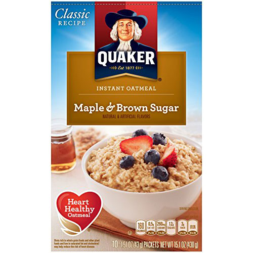 Quaker Oatmeal Maple Brown Sugar thumbnail