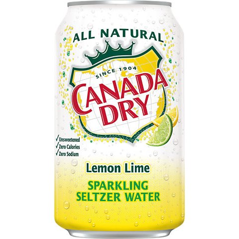 Canada Dry Lemon Lime Seltzer 12oz 24ct thumbnail