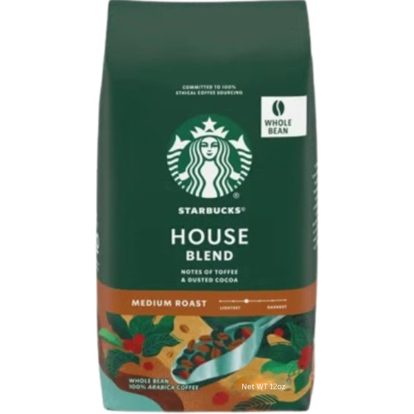Starbucks House Blend Whole Bean Coffee thumbnail