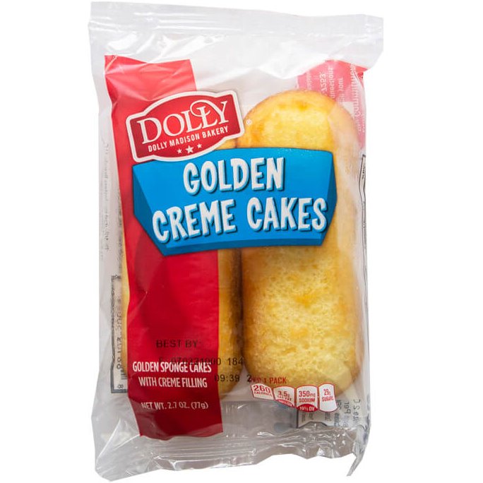 Dolly Madison Golden Creme Cakes 2ct 2.7oz thumbnail