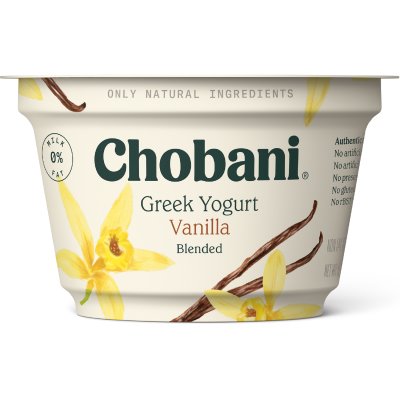 Chobani Greek Vanilla N/F Yogurt 4oz thumbnail