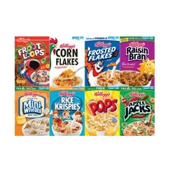 Kelloggs Assorted Cereal Boxes thumbnail