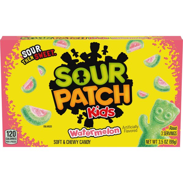 Sour Patch Kids Watermelon Movie Box 3.5oz thumbnail