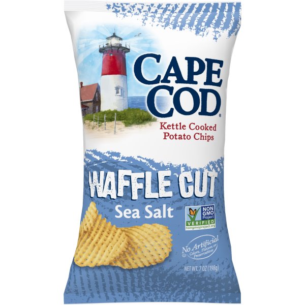 Cape Cod Sea Salt Waffle Chips LSS 1.5oz Bag thumbnail