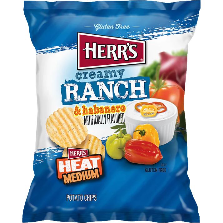 Herrs Creamy Ranch & Habanero LSS 1.5oz Bag thumbnail